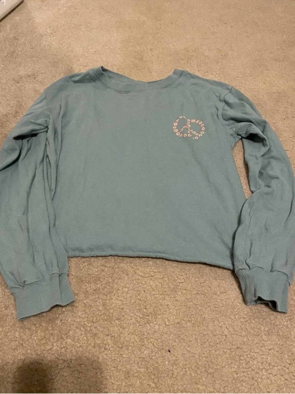 art class size large 10/12 girls crop top